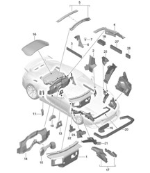 Body / Sound proofing  981C Cayman GT4 2016