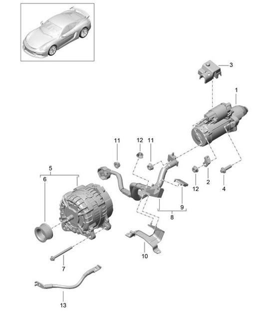 Diagram 902-005 Porsche 928GTS 5.4L 1992-95 