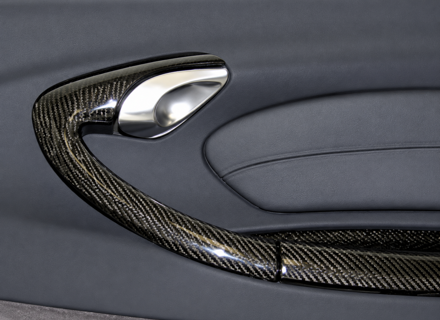 Alliage de poignée de porte. Porsche 986 Boxster / 996 - 99655542503V01, 99655542603V01
