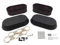 PMO Induction air cleaner and water shield kit. Porsche 911 with Weber carburettors - PM-O314-0, PM-O316-0 PMO Induction air cleaner and water shield kit. Porsche 911 with Weber carburettors - PM-O314-0, PM-O316-0