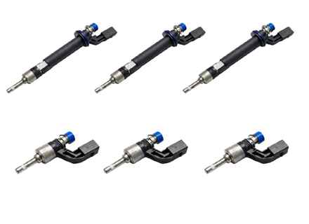 Fuel Injector Engine Kit Upper and Lower. Porsche 957 Cayenne 3.6ltr / 958 Cayenne 3.6ltr - 95560523300, 95560523301, PAB906036D, PAB906036J, 95560523200, 95560523201, PAB906036C, PAB906036H - 805016321601, IWD145, 805016321501, IWD144