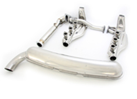 Scarico uscita singola 84mm e sistema scambiatori di calore Porsche 911 1974-83 - 91133091101S, 3606501101, 93011116905, 91122092502S
