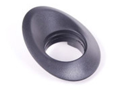 Rosette für Zündanlassschloss schwarz grau LHD. Porsche 986 Boxster 1997 - 99655223502B12, 99655223504B12