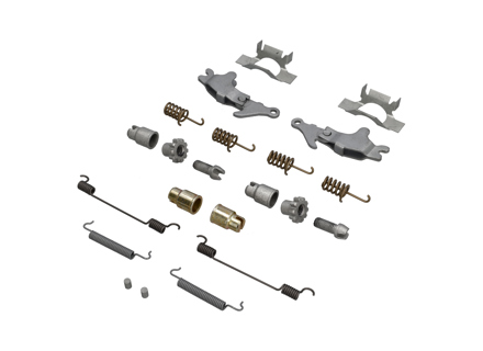 Handbrake shoes spring kit. Porsche 996 1998-2005 - 91135294401, 298609723, 99635272300, 99635274101, 99335207301, 298609717, 99635280700, 99335273700