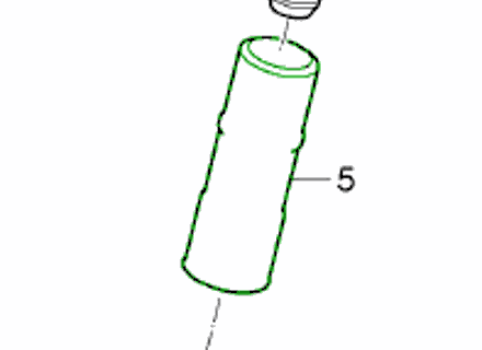 Beschermhuls schokdemper achter. Porsche Panamera 970 2010-16 - 97033310701