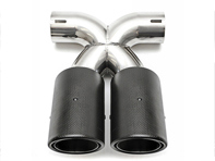 Exhaust Deluxe Dual Style Tail Pipe Carbon Fiber. Porsche 987.2 Boxster / Cayman - 98711125730, 98711125831, 98711198130, 98711125860 Exhaust Deluxe Dual Style Tail Pipe Carbon Fiber. Porsche 987.2 Boxster / Cayman - 98711125730, 98711125831, 98711198130, 98711125860