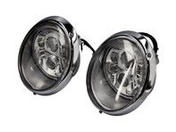 Headlamps chrome rim with LED internals LHD Clear Lens Porsche 911/964 - 91163111499, 91163111299, 91163111399 Headlamps chrome rim with LED internals LHD Clear Lens Porsche 911/964 - 91163111499, 91163111299, 91163111399