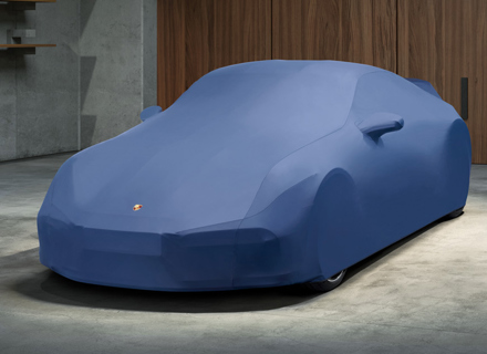 Car-Cover Outdoor OE, in Blau. Porsche 992 (911) Sportklassiker - 99204401240