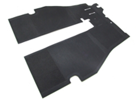 Front rubber base mat. Porsche 356 LHD cars - 64455110106, 64455110105 Front rubber base mat. Porsche 356 LHD cars - 64455110106, 64455110105