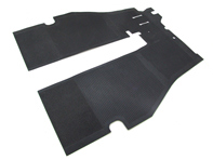 Front rubber base mat. Porsche 356 LHD cars - 64455110106, 64455110105 Front rubber base mat. Porsche 356 LHD cars - 64455110106, 64455110105