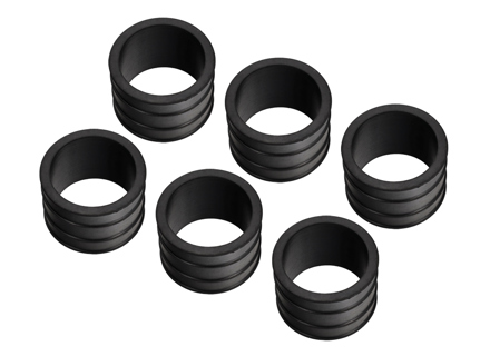 进气口橡胶套管，一套6个。适用于保时捷911 SC 1978-83款车型。 - 92811015801, 92811015800