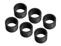 Gummimanschetten für den Lufteinlass, 6er-Set. Porsche 911 SC 1978-83 - 92811015801, 92811015800