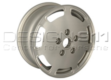 Gesmede lichtmetalen velg 7 J x 16, ET 65, Light Platinum. Porsche 928 - 92836211501