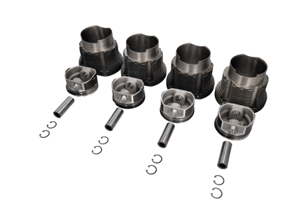 Kolben und Zylindersatz, 94mm Porsche 914/ VW Typ 4 Flat Top European Style - VW9400T4E