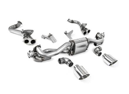 Sistema de escape deportivo Milltek con derivación GPF/OPF y tubos de escape GT-115 pulidos. Porsche 718 Boxster/Cayman 2020>> - 982251053E, 982251053K, 982251053F, 982251053H, 982251053D, 982251053G, 982254351B, 982254351L, 982254351AA, 982254351P, 982254351R, 982254350B, 982254350L, 982254350AA, 982254350P, 982254350R - SSXPO184