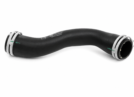 Tuyau d'alimentation inférieur de liquide de refroidissement GAUCHE. Porsche 987 Boxster / 987C Cayman / 997 - 99710662105, 99710662103, 99710662104