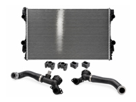 Kühlwasser mit Schläuchen. Porsche 970 Panamera 2010–2016 - 97010613103, 97010613103, 97010613102, 8MK 376 755-671, 59172 - CR1163000P