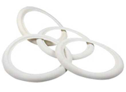 16' wieldoppenset, wit. Porsche 356 - AC601216, 8160300310 16' wieldoppenset, wit. Porsche 356 - AC601216, 8160300310