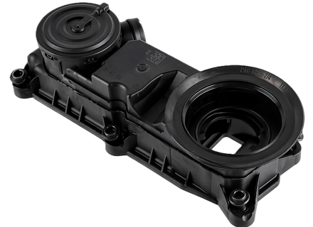 Oil Separator, LEFT. Porsche 971.1 / 971.2 Panamera Turbo 4.0L 2017-23 - PAB103495A, 9A710349500, 9A710349501 - 173436