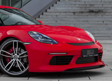 TechArt Frontspoiler I. Porsche 718 Cayman / Boxster - 082.100.100.009 - 082.100.100.009 TechArt Frontspoiler I. Porsche 718 Cayman / Boxster - 082.100.100.009 - 082.100.100.009