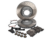 Disco freno e pastiglie Aggiornati a 350 mm per asse posteriore 996TT / C4S Disco freno e pastiglie Aggiornati a 350 mm per asse posteriore 996TT / C4S