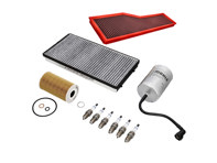 Kit di manutenzione motore - Filtri aria/carburante/olio, candele e altro - per Porsche 986 Boxster 2.5L 1997-1999 - 99610722560, 99610731351, 0PB115499A, 99611025301, 99611013103, 99611013104, 90012310630, 99657221901, 99657221902, 99657121903, 99757121900, 99757121901, 99757121902, 99917020190