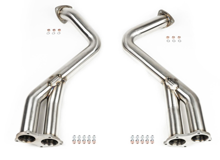 Over axle GPF delete pipes. Porsche 718 GT4 / GTS / Spyder - 982254351B, 982254351L, 982254351AA, 982254351P, 982254351R, 982254351N, 982254351Q, 982254351S, 982254351T, 982254350B, 982254350L, 982254350P, 982254350R, 982254350N, 982254350AB, 982254350Q, 982254350S, 982254350T - FS.POR.718GT4.
