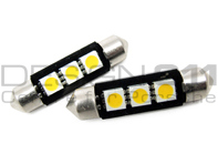 Number Plate Light Bulbs (PAIR) 39mm long. High Power LED Festoon - 90063110590 Number Plate Light Bulbs (PAIR) 39mm long. High Power LED Festoon - 90063110590