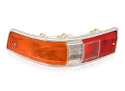 Indicatore di direzione posteriore e lente in metallo (SWB). Porsche 911/912 1965-68 - 90163140300, 90163140400, 90163140301, 90163140401 Indicatore di direzione posteriore e lente in metallo (SWB). Porsche 911/912 1965-68 - 90163140300, 90163140400, 90163140301, 90163140401