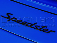 'SPEEDSTER' Rear Badge, BLACK. Porsche 911 (997) Speedster - 99755922100041 'SPEEDSTER' Rear Badge, BLACK. Porsche 911 (997) Speedster - 99755922100041