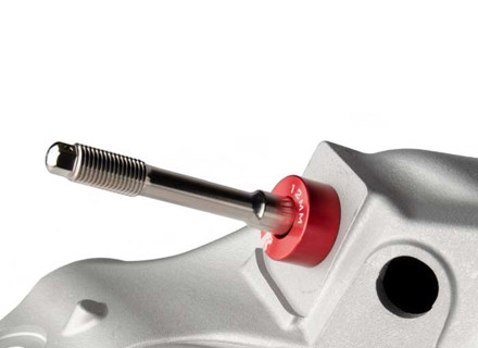 Brake caliper mounting stud kit for front GiroDisc rotors. Porsche 997 GT3 / 997 turbo / 991 Carrera / 991 turbo Brake caliper mounting stud kit for front GiroDisc rotors. Porsche 997 GT3 / 997 turbo / 991 Carrera / 991 turbo