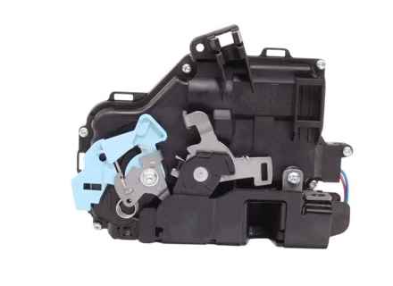 Serrure de porte avant. Porsche 955 Cayenne / 957 Cayenne (conduite à gauche). - 95553101501, 95553101507, 95553101601, 95553101607