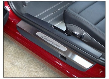 Rennline Stainless Steel Sill Plate Overlays. Porsche 991 - SP13 Rennline Stainless Steel Sill Plate Overlays. Porsche 991 - SP13