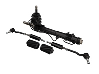 Crémaillère de direction avec biellettes et soufflets, pour conduite à droite (RHD). Porsche 993 Carrera / Turbo 1994-98 - 99334701201, 99334701203, 99334701204, 993347012DX, 993347012