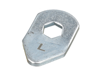 Geleidebus/borgsegment voor handremkabel. Porsche 356 linksgestuurde (LHD) auto's. - 64424231 - 13242446