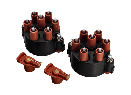Kit accensione Calotte spinterogeno + Bracci rotore Porsche 964 / 993 - 93060291901, 93060290202