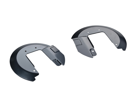 Brake disc cover plate kit, Front. Porsche 911 / 912 1965 to 1968 - 90135180114, 90135180214 Brake disc cover plate kit, Front. Porsche 911 / 912 1965 to 1968 - 90135180114, 90135180214