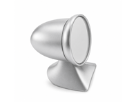 Rétroviseur Aero Bullet en aluminium avec support drapeau, couleur argent. Porsche 911 1975-1988 - 91173101310, 91173101410, 96473190101, 96473190100, 90173111100 - AeroBulletPairSilver_FLAG LHD, AeroBulletPairSilver_FLAG RHD, AeroBulletPairSilver_FLAG
