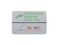 Sticker Fuel 95 Octane Rating. Porsche - 92800611703 - PAK95