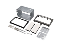 Placa Fascia Doble Din (Antracita). Porsche 911 (997) / 987 Boxster / 987C Caimán - CT23PO03