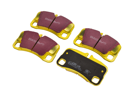 EBC YELLOW Brake Pads 'Fast Road' Rear. Porsche 997 turbo / GT3 / 997.2 C2/C4 - 99735294904, 99735294901, 99735294905, 99735294910 - DP 41930R, DP41930R EBC YELLOW Brake Pads 'Fast Road' Rear. Porsche 997 turbo / GT3 / 997.2 C2/C4 - 99735294904, 99735294901, 99735294905, 99735294910 - DP 41930R, DP41930R