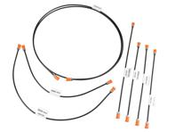 Remleiding set. Porsche 356 / 356A - 64442305, 64442306, 64442313, 64442314, 69535260201, PCG42305 - EQ698008, 1661500910