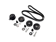 Kit complet poulie et courroie - Tendeur, galets et courroie d'entraînement - pour Porsche 996 GT3 / GT3 RS (sans climatisation) 1999-2005 - 99610236550, 99611501670, 99611501672, 99907204109, 99907205901, 90006711703, 90006711705, 99611501571, 99611501576, 99610212553, 99611522171, 99611522172, 90007406302, 90007438001, 99610215192