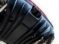 Rear bumper lower guard in carbon for 992 GT3 look bodykit Rear bumper lower guard in carbon for 992 GT3 look bodykit