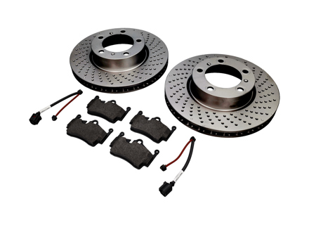Pack plaquettes et disques de frein arrière Porsche 718 S OE - 98735240101, 98735293903, 98160916300