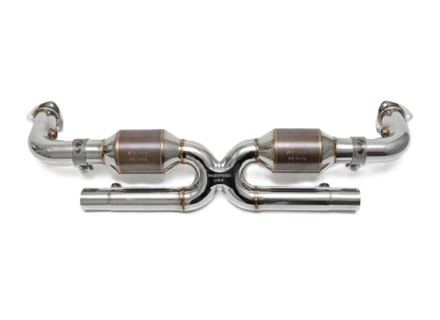 Fabspeed Sport Cat X-Pipe. Porsche 996 GT3 (1999-2005) - 99611302293, 99611302297, 99611302193, 99611302197 - FS.POR.996GT3.SCX