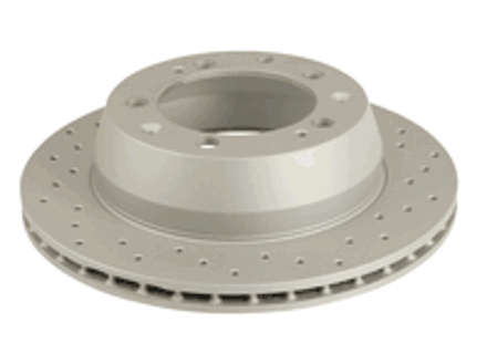 Rotore disco freno, posteriore. Porsche 911 1984-89 3.2L Cappotto sportivo Z - 460.1505.52, 91135204109, 91135204108, 92039700 - 460.1505.52