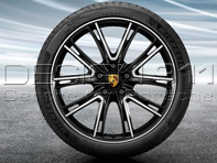 21' Panamera (971) Exclusive Design BLACK Alloy Wheels & Summer Tyres Original Porsche - 971044660J 21' Panamera (971) Exclusive Design BLACK Alloy Wheels & Summer Tyres Original Porsche - 971044660J