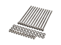 Juego de tornillos pasantes de la carcasa del motor, titanio. Porsche 911/964/993 - 90110117300, 90110116103, 99907000403, 93010117306, 93010117201, 95910117200, 95910117302