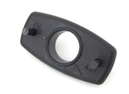 Targa dakslot rozet vooraan. Porsche 911 1970-86 - 90156529946, 90156529945